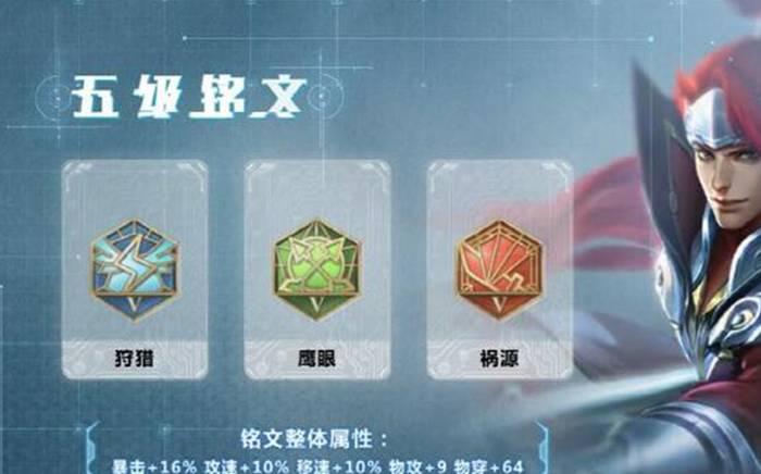最新韩信五级符文搭配攻略，完美搭配指南