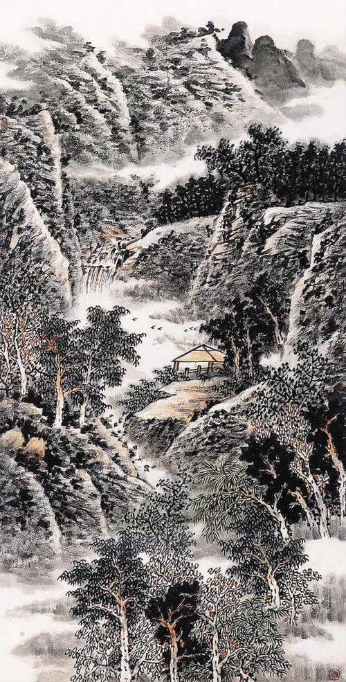 沈钊昌山水画价格的市场价值多元解读
